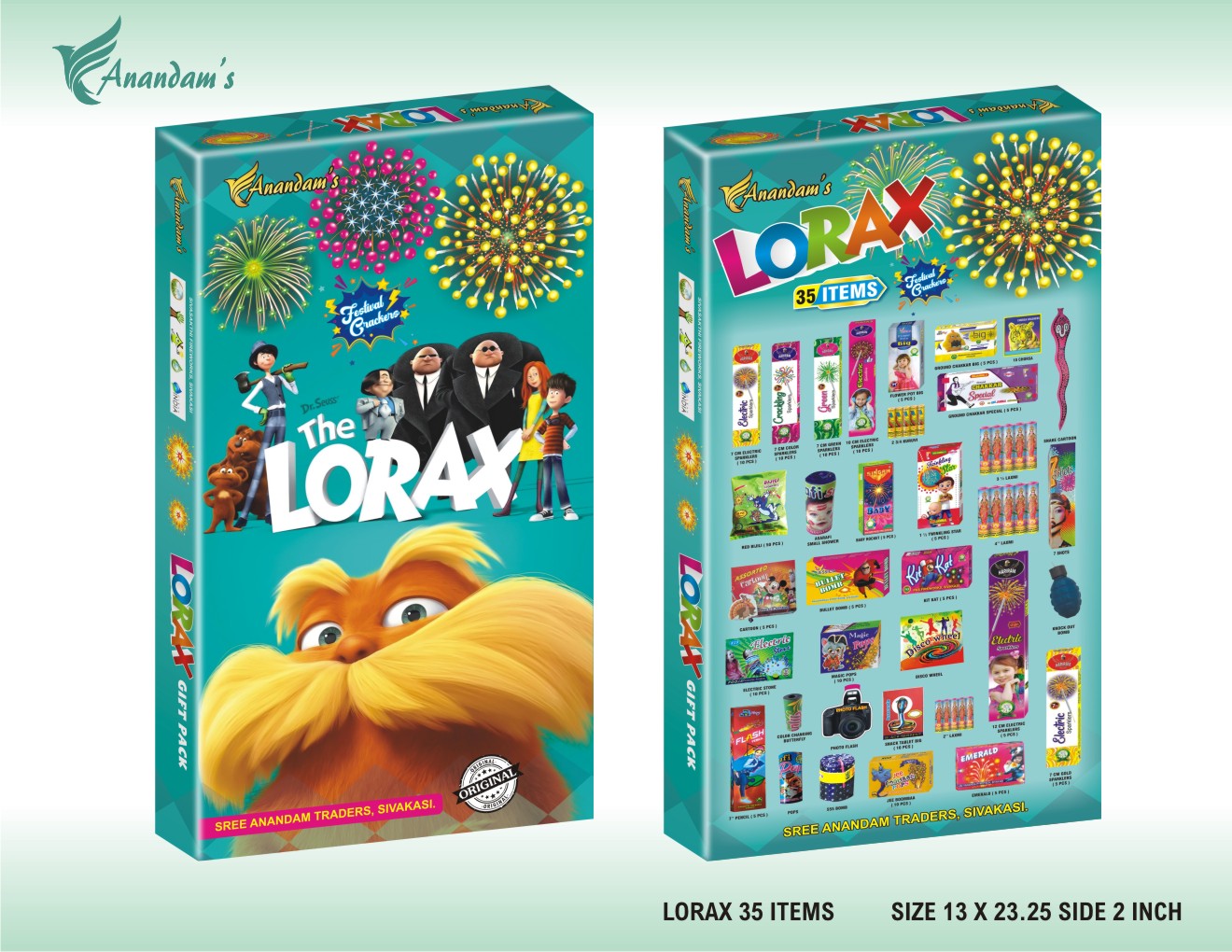 inba Crackers LOREX 35 Items Gift Pack